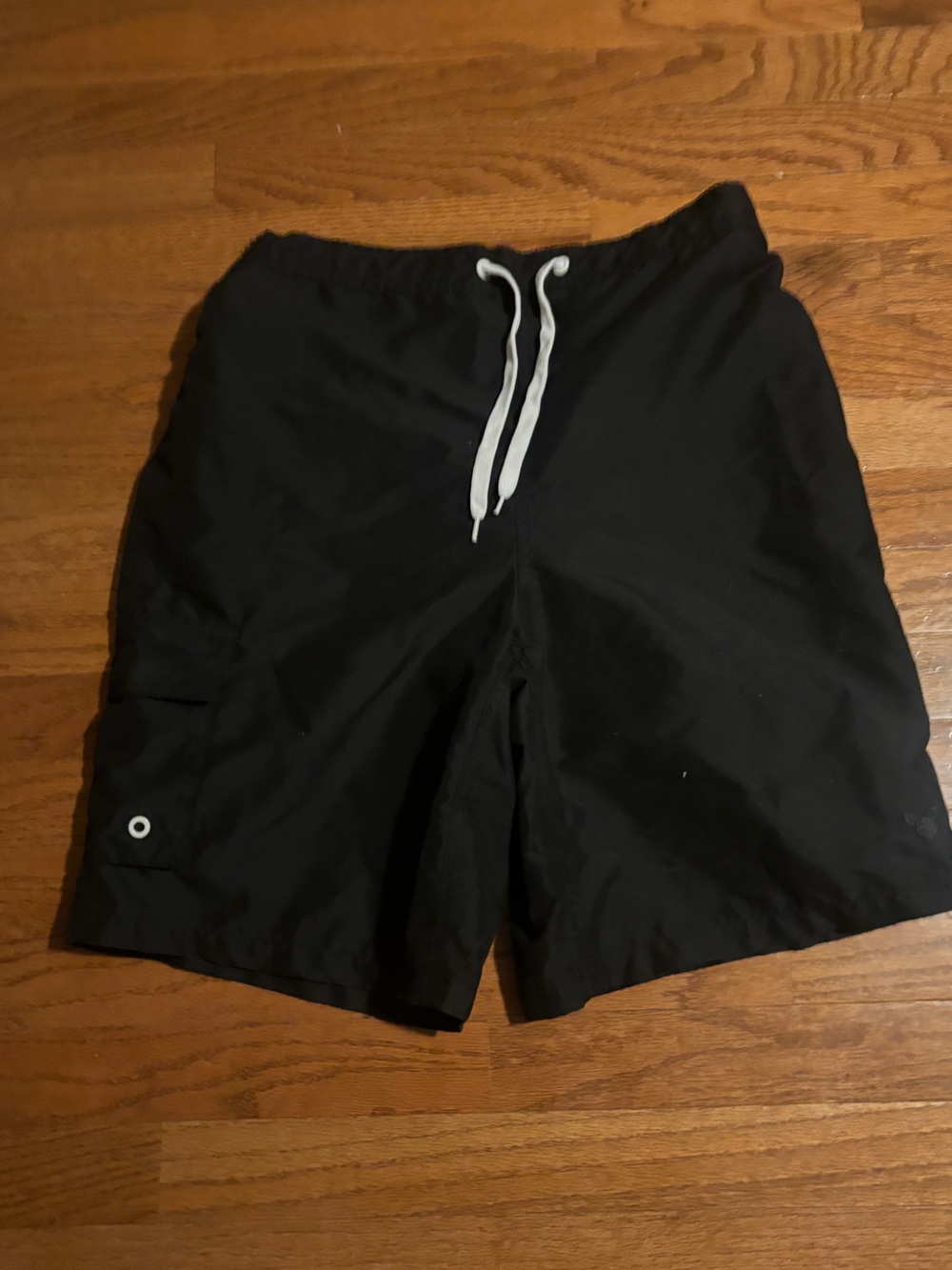 Disney parks men’s black swim trunks medium worn once